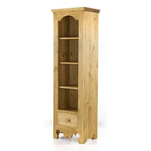 Biblioteca Ingusta Rustic Flame Lemn Masiv 50 X 35 X 160 Cm